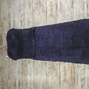 Purple/black long dress